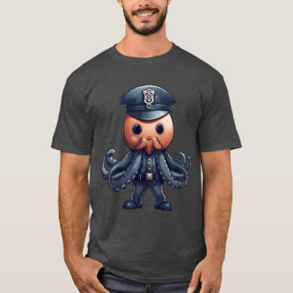 T-shirt T-Shirt, policewoman de calmar