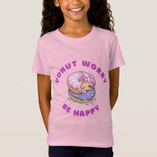 T-shirt T-shirt pour filles Sois heureux