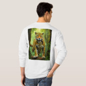 T-shirt T-Shirt, promenade de la forêt majestueuse de Jagu (Dos entier)