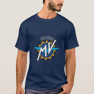 T-shirt T shirt rétro moto classique Mv agusta
