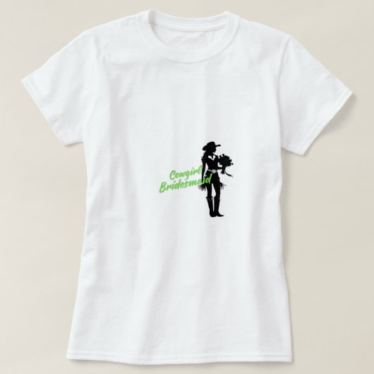 T-shirt T-Shirt, serveuse de petite fille (Design devant)