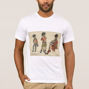 T-shirt T-Shirt, soldat écossais des guerres napoléonienne
