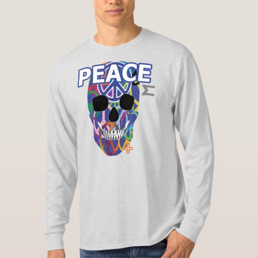 T-shirt T-shirt T2 HANDSKULL Peace (Devant)