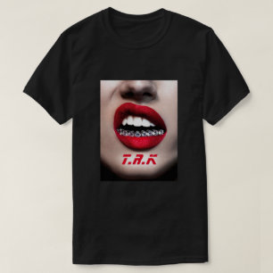 T-SHIRT T SHIRT T.R.K À DENTS EN OR BRILLANT