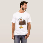 T-shirt T-shirt, Thanksgiving pour les hommes et les femme (Devant entier)