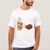 T-shirt T shirt thé et biscuits (Devant)