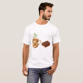 T-shirt T shirt thé et biscuits (Devant entier)