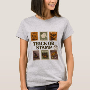 T-shirt "T-shirt Timbre ou Timbre Halloween