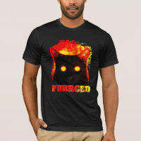 T-Shirt, un chat drôle purgé de l'illustration de