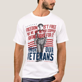 T-shirt T-Shirt, vétéran de la fête d'indépendance