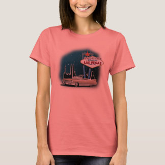 T-shirt t-shirt, voiture rétro, las vegas, cadillac