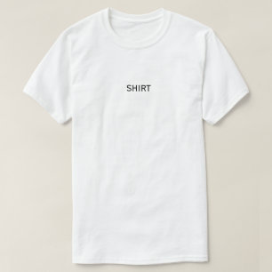 "T-shirt" T-shirt (zwarte tekst)