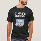 T-shirt T-ShirtCat Chats Nap Sommeil dormant Pyjama (Devant)