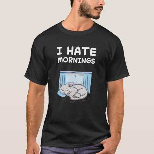 T-shirt T-ShirtCat Chats Nap Sommeil dormant Pyjama (Devant)