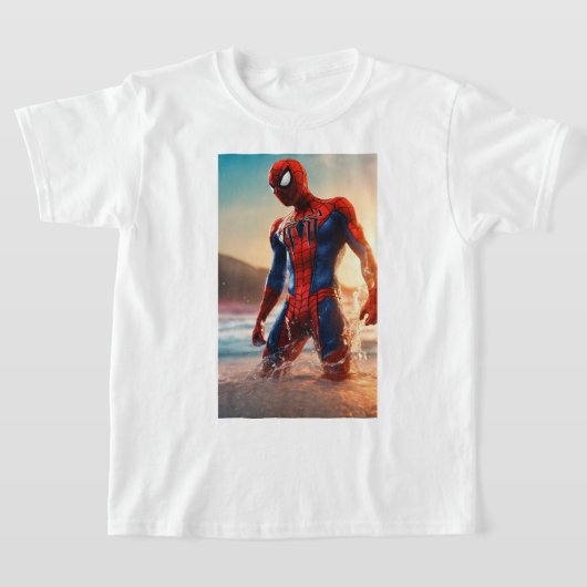 T-shirt T-ShirtHéros en ligne : Spider-Man Tee for Boys" (Poser)