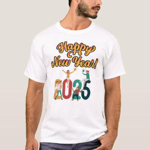 T-shirt "T-shirts de la fête du Nouvel An 2025 -