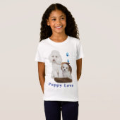 T-Shirt t-shirts-de-poodle (Devant entier)