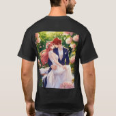 T-shirt "T-Shirts en couple parfait : Conception correspon (Dos)