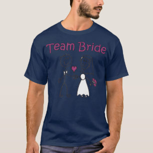 T-shirt T Shirts Équipe Mariée Mignons Mariage