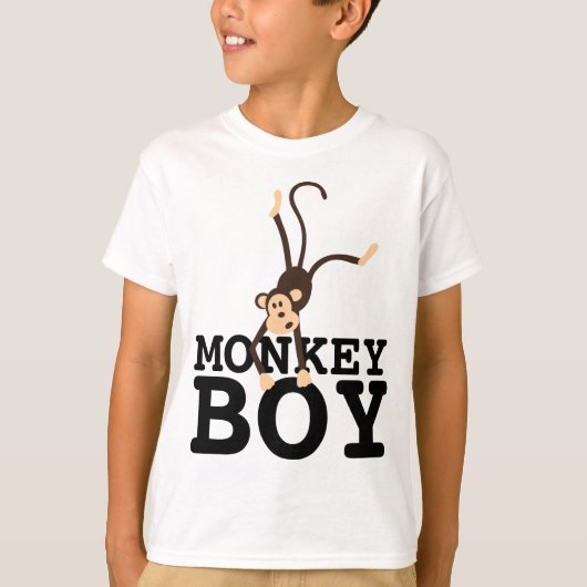 T-SHIRT T-SHIRTS, GARÇON DE MONKEY (Devant)