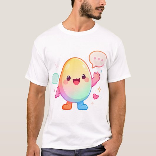 T-shirt T-ShirtThe Funny Egg Life (Devant)