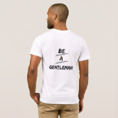 T-shirt T Sirt for men  (Dos entier)