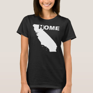 T-Shirt T Tee Californie Maison Loin De Chez Soi
