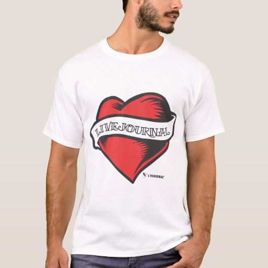 T-shirt t Ultra-doux de mode (tatouage de LiveJournal) (Devant)