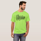 T-shirt T végétalien des hommes (Devant entier)