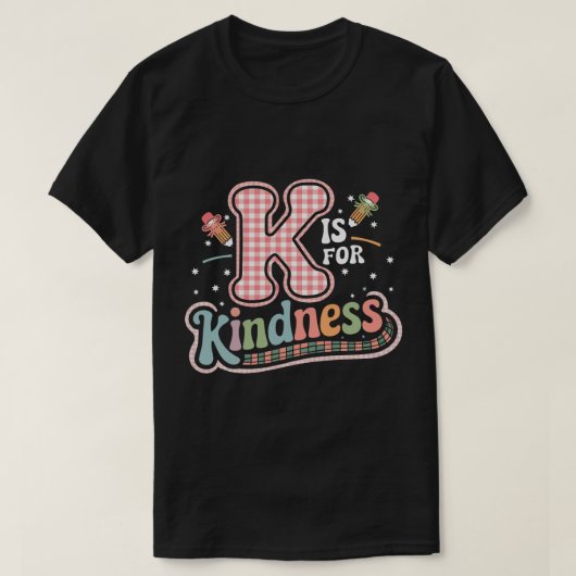 T-shirt TA38-K Est Pour Kindness mignon Enseignant Crayon (Design devant)