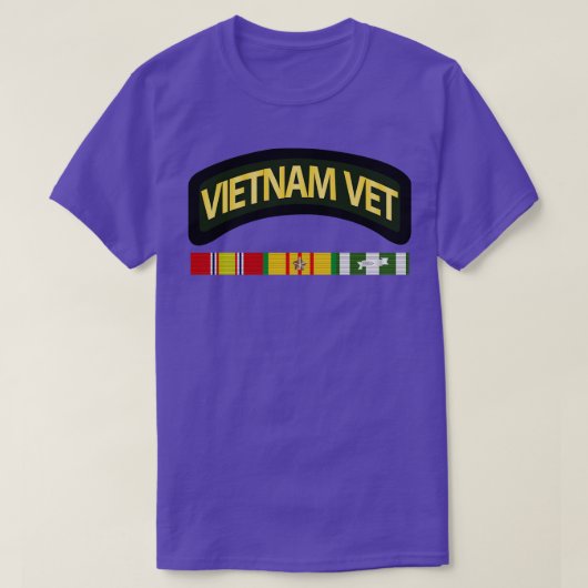 T-shirt Tab. Vet du Vietnam avec VN SVC (Design devant)