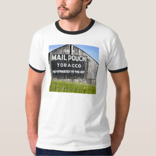 T-shirt Tabac de poche de courrier de mastication, vieille