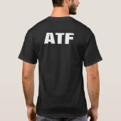 T-SHIRT TABAC ET ARMES À FEU D'ALCOOL D'ATF (Dos)