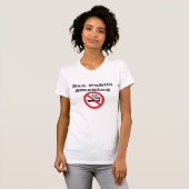 T-shirt Tabagisme de public d'interdiction (Devant entier)