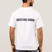T-shirt Tabagisme de traitements de Cancer (Dos)
