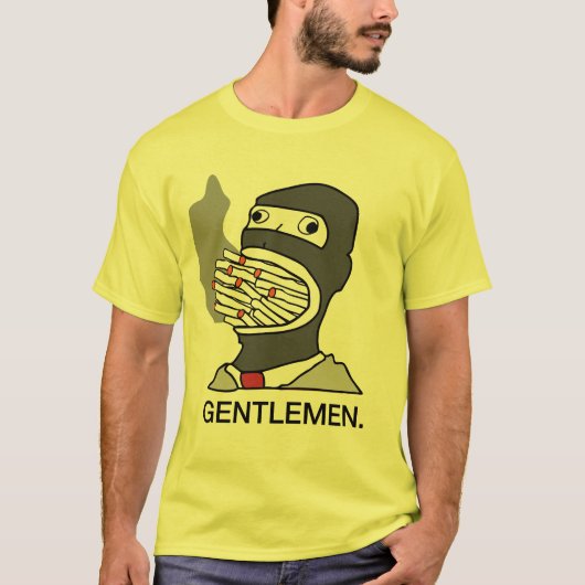 T-shirt tabagisme d'espion de messieurs (Devant)