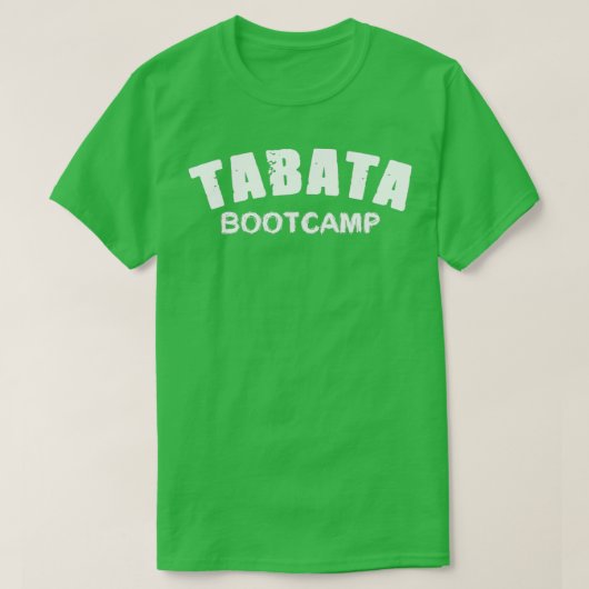 T-shirt Tabata Fitness Bootcamp Interval Training 4 min Ta (Design devant)