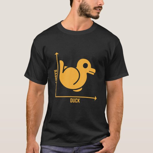 T-shirt Tabbit Duck Graph Math Pun Étudiant Enseignant Don (Devant)