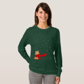 T-shirt Tabby aime la neige (Devant entier)