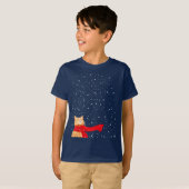 T-shirt Tabby aime la neige (Devant entier)