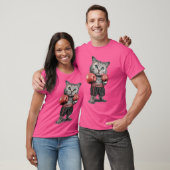 T-shirt Tabby Cat Comme Champion Boxer (Unisexe)
