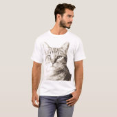 T-shirt Tabby Cat Portrait (Devant entier)