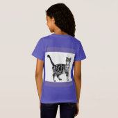 T-Shirt Tabby Chat Joyeux Noël Catsmus Rouge Funny Chats T (Dos entier)