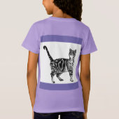 T-Shirt Tabby Chat Joyeux Noël Catsmus Rouge Funny Chats T (Dos)