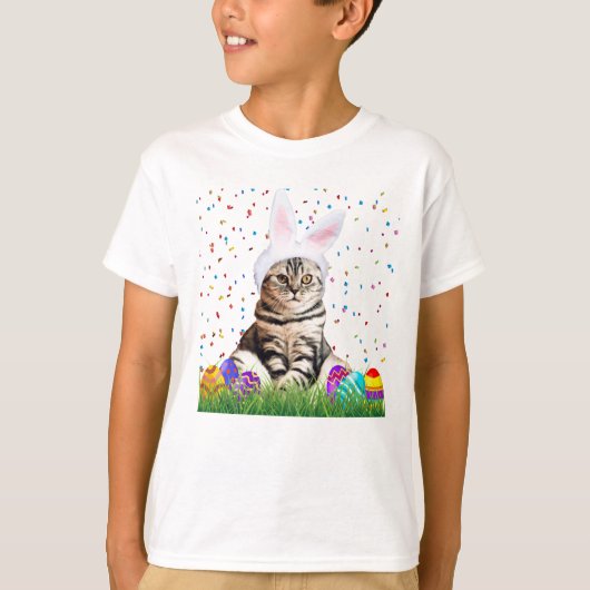 T-shirt Tabby de Pâques (Devant)