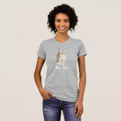 T-shirt Tabby Kitten Grey Women's (Devant entier)