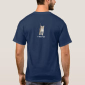 T-shirt Tabby Kitten Navy (Dos)