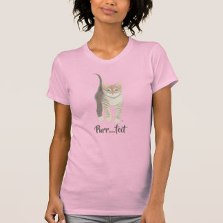 T-shirt Tabby Kitten Women's Pink