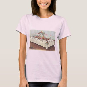T-shirt Table de banquet de mariage vintage