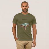 T-shirt Table de billard (Devant entier)